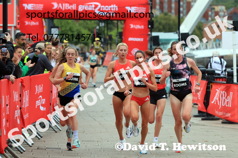 Elite Womens 5k, AJ Bell Great North 5k. Photo: David T. Hewitson/Sports for All Pics